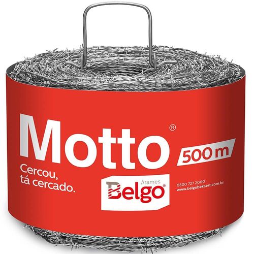 Arame Farpado Belgo Motto® - 500m